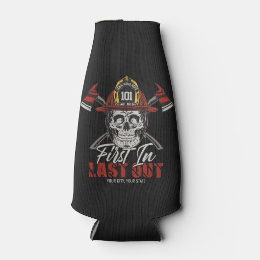 De Vuurman van de NAAM van de douane eerst uit Vuu Flesjeskoeler (Voorkant)