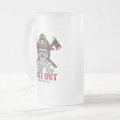 De Vuurman van de NAAM van de douane eerst uit Vuu Matglas Bierpul (Voorkant links)