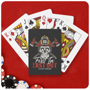 De Vuurman van de NAAM van de douane eerst uit Vuu Pokerkaarten