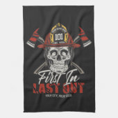 De Vuurman van de NAAM van de douane eerst uit Vuu Theedoek (Verticaal)