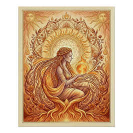 De Vuurpriesteres  Perfect Poster