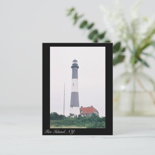 De vuursteentekaart briefkaart (Staand voorkant)