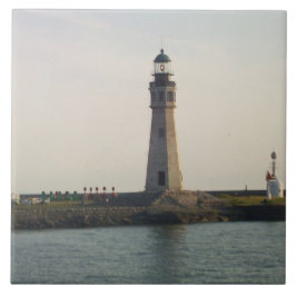 De vuurtoren bij Erie Basin Marina Tegeltje