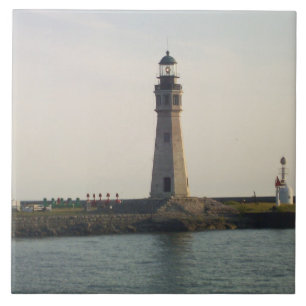De vuurtoren bij Erie Basin Marina Tegeltje