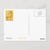 De vuurtoren briefkaart (Achterkant)