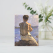 De vuurtoren briefkaart (Staand voorkant)