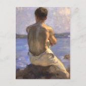 De vuurtoren briefkaart (Voorkant)