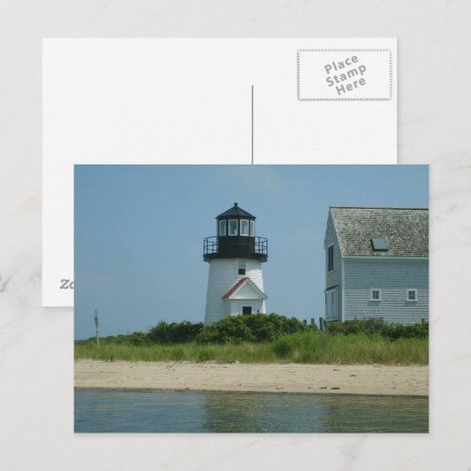 De vuurtoren. Briefkaart (Voorkant / Achterkant)