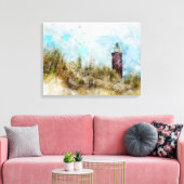 De vuurtoren canvas afdruk (Insitu (Woonkamer))