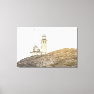 De vuurtoren canvas afdruk