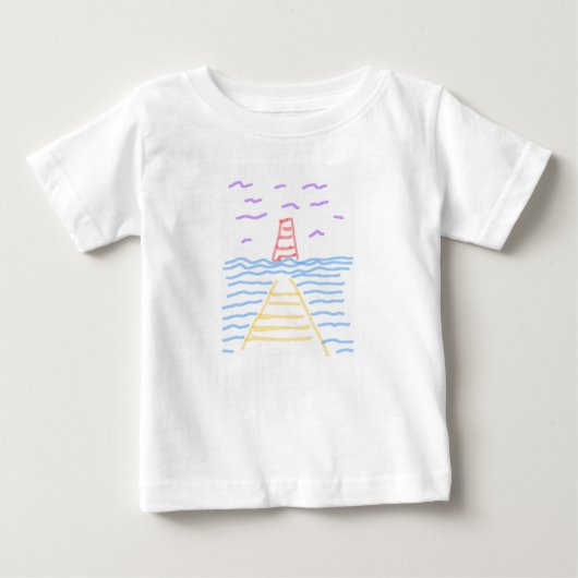 De vuurtoren en het Pier T-shirt (Voorkant)