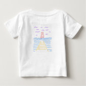 De vuurtoren en het Pier T-shirt (Achterkant)