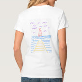 De vuurtoren en het Pier T-shirt (Achterkant)