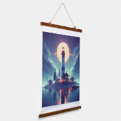 De vuurtoren hangend wandkleed (Gebogen)