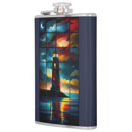 De vuurtoren heupfles (Links)