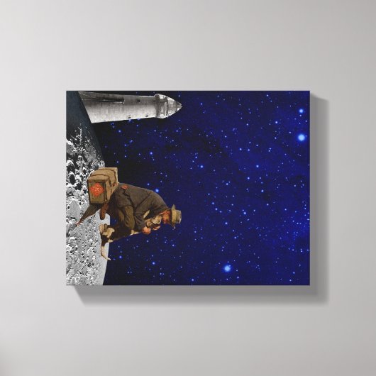 De vuurtoren keerde terug naar huis canvas afdruk (Voorkant)