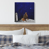 De vuurtoren keerde terug naar huis canvas afdruk (Insitu (Slaapkamer))