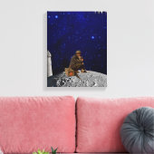 De vuurtoren keerde terug naar huis canvas afdruk (Insitu (Woonkamer))