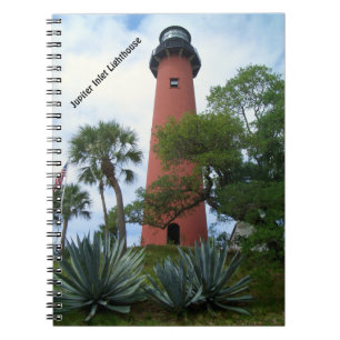 De Vuurtoren & Museum Jupiter Florida van de Inham Notitieboek