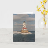 De Vuurtoren Notecards van Michigan van het meer Kaart (Gele Bloem)