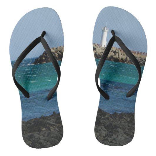 De vuurtoren op teenslippers (Voetbed)