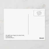 De vuurtoren, Peggy's Cove, Nova Scotia. Briefkaart (Achterkant)