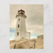 De vuurtoren, Peggy's Cove, Nova Scotia. Briefkaart (Voorkant)