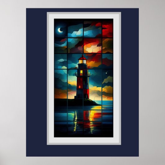 De vuurtoren poster (Voorkant)