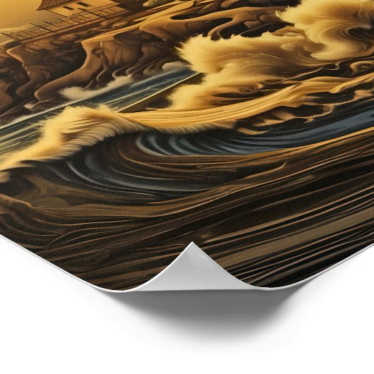 De Vuurtoren Print, Waarde Poster Papier (Matte) (Hoek)