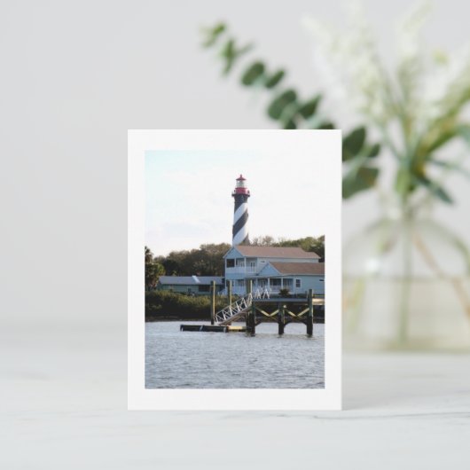 De vuurtoren, St. Augustine Briefkaart (Staand voorkant)