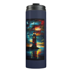 De vuurtoren thermosbeker
