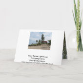 De Vuurtoren van Betsie van het punt Kaart (Achterkant)