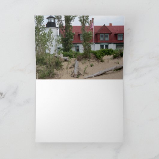 De Vuurtoren van Betsie van het punt Kaart (Binnen)