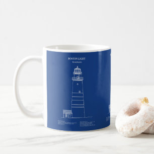 De vuurtoren van Boston - Massachusetts - AD Koffiemok