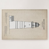 De vuurtoren van Boston - Massachusetts - SBD Legpuzzel (Horizontaal)