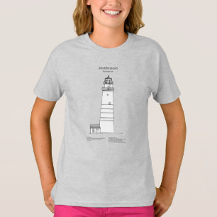 De vuurtoren van Boston - Massachusetts - SBD T-shirt