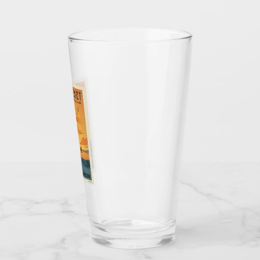 De vuurtoren van Brant Point | Nantucket MA Glas (Links)