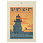 De vuurtoren van Brant Point | Nantucket MA Klembord (Achterkant)