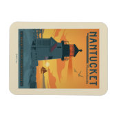 De vuurtoren van Brant Point | Nantucket MA Magneet (Horizontaal)