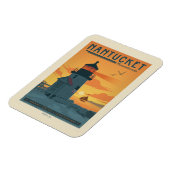 De vuurtoren van Brant Point | Nantucket MA Magneet (Linkerzijde)