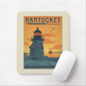 De vuurtoren van Brant Point | Nantucket MA Muismat (Met muis)