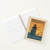 De vuurtoren van Brant Point | Nantucket MA Notitieboek (Binnen)