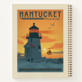 De vuurtoren van Brant Point | Nantucket MA Notitieboek (Achterkant)