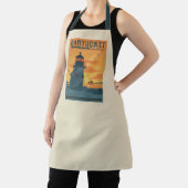 De vuurtoren van Brant Point | Nantucket MA Schort (Insitu)