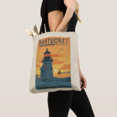 De vuurtoren van Brant Point | Nantucket MA Tote Bag (Dichtbij)