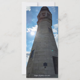 De vuurtoren van Buffalo en zonnestralen