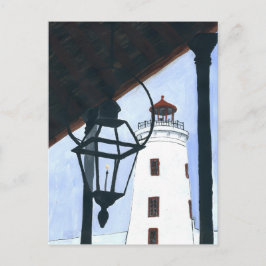 De vuurtoren van Camp Street Briefkaart