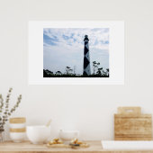 De vuurtoren van Cape Lookout Poster (Keuken)