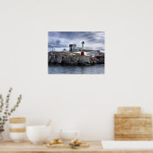 De vuurtoren van Cape Neddick, York, Maine Poster (Keuken)