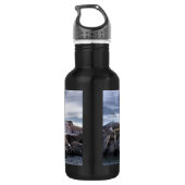 De vuurtoren van Cape Neddick, York, Maine Waterfles (Achterkant)